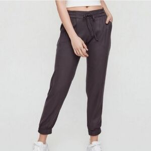 Aritzia Talula Los Feliz Gray Tie Waist Soft Jogger Pants